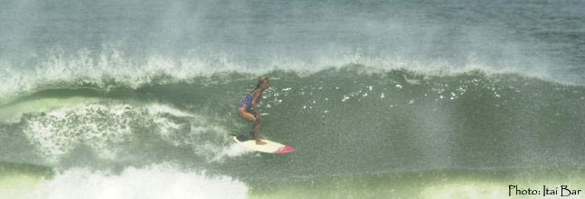 women's surf school yoga instructor amy surfing pavones costa rica