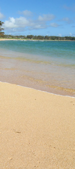 pristine hawaiian beach