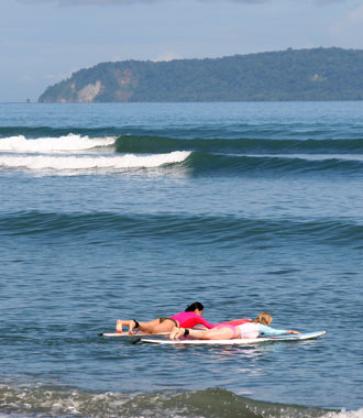 March paddle out in Pavones, Costa Rica