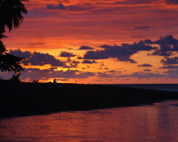 Sunset in Pavones Costa Rica